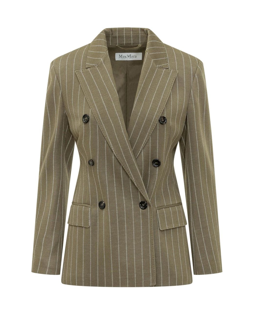 Max Mara Green Albalta Knit Blazer Jacket