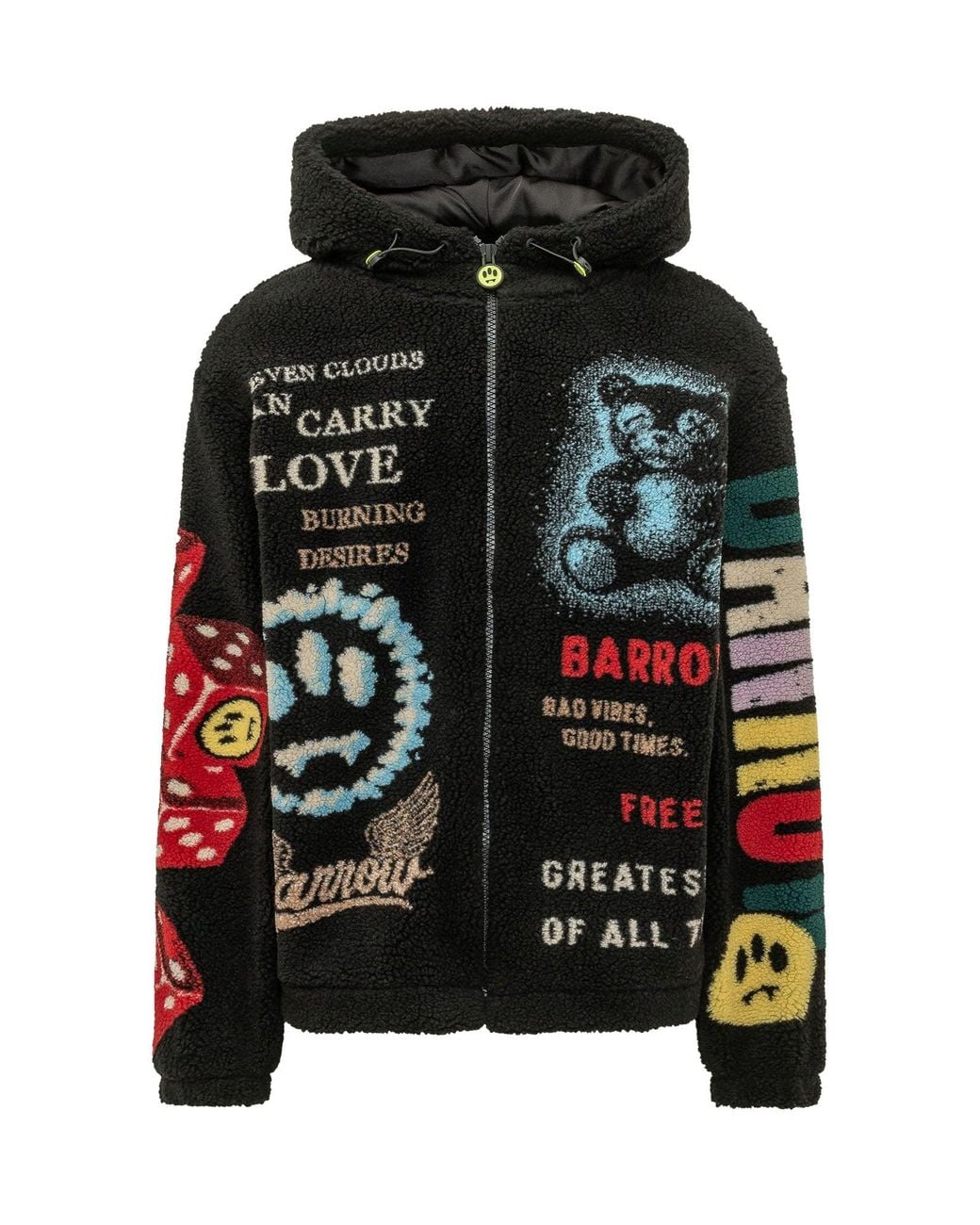 Barrow Black Ecofur Jacket