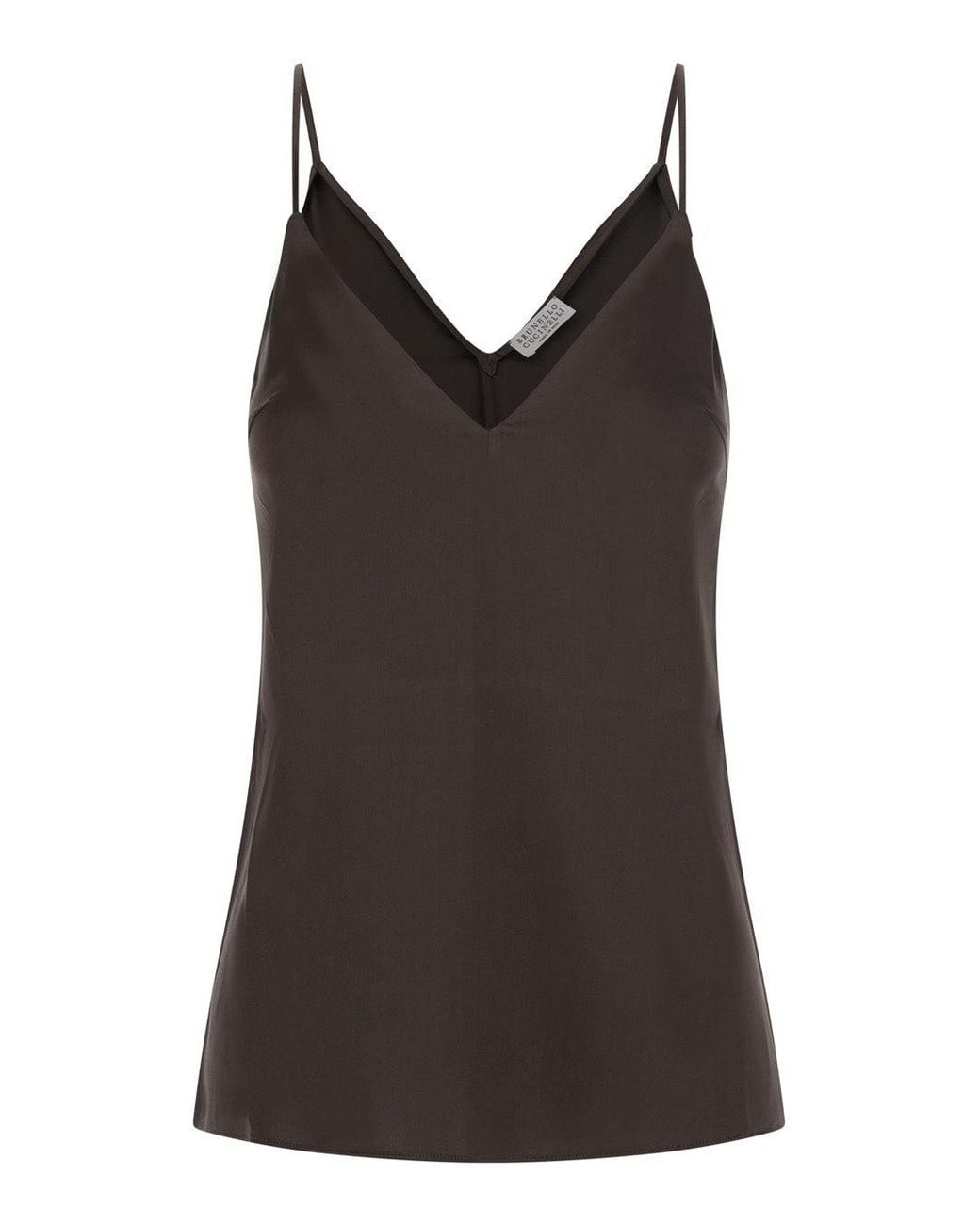 Brunello Cucinelli Brown Mini Top