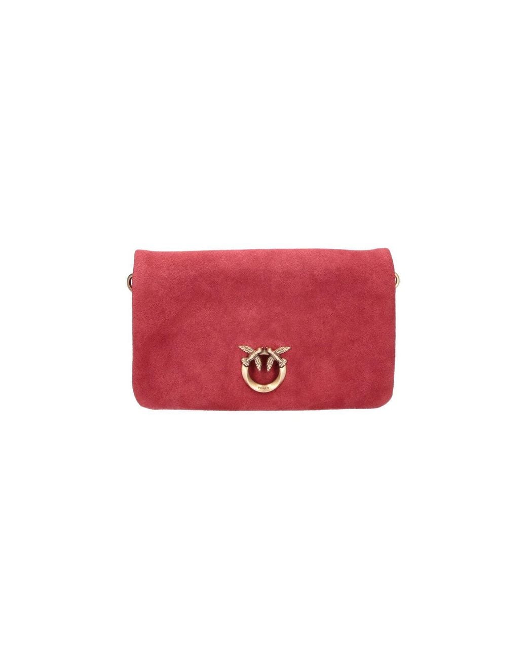 Pinko Red Flap Shoulder Bag