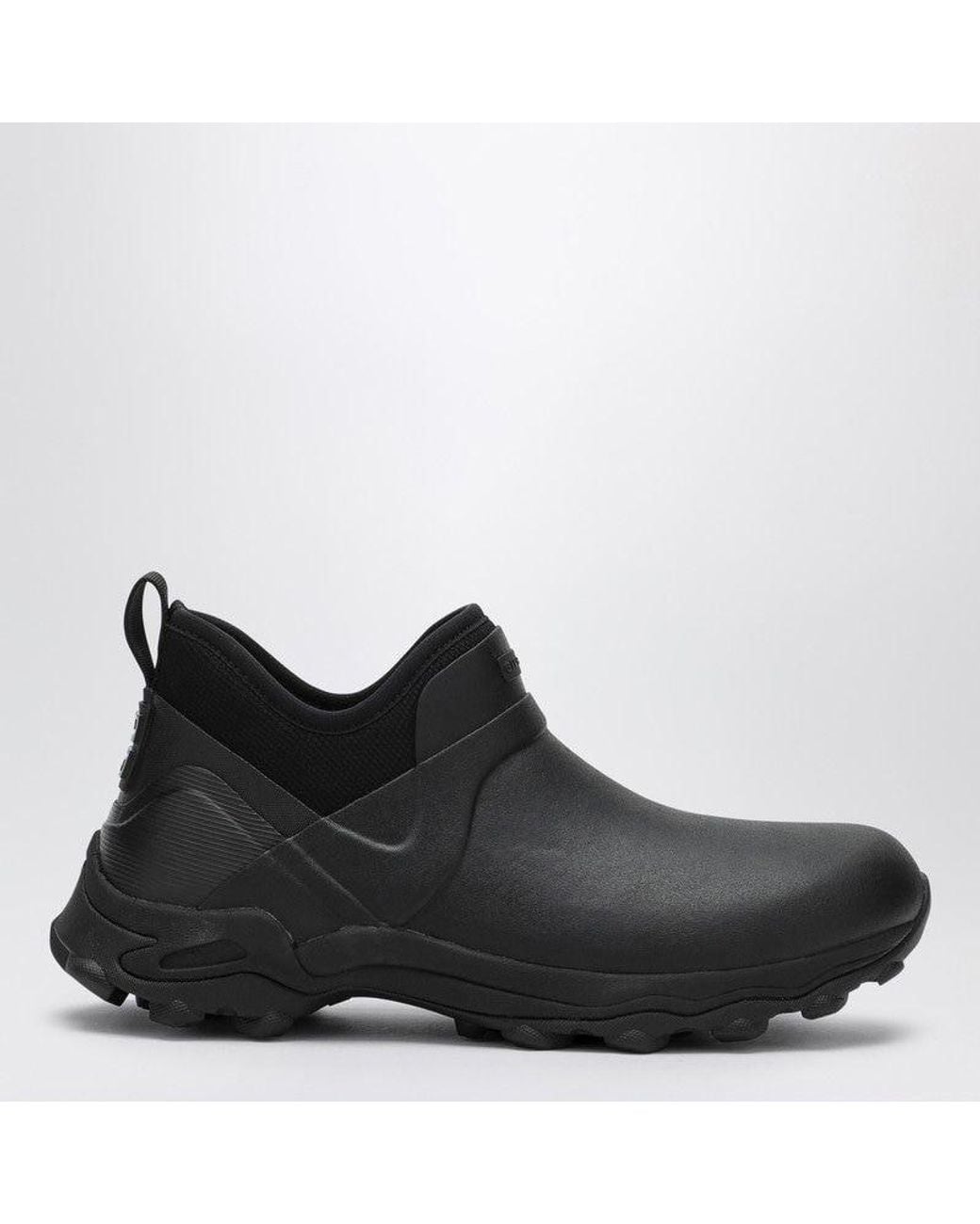 Givenchy Black Bogs Rubber Chelsea Boots for men