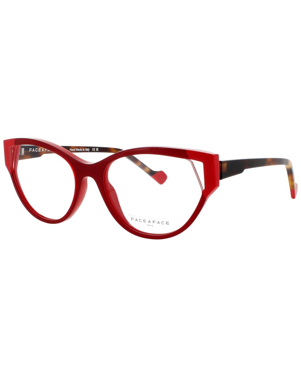 Face A Face Black Cat-Eye Optical Frames 55-17-140