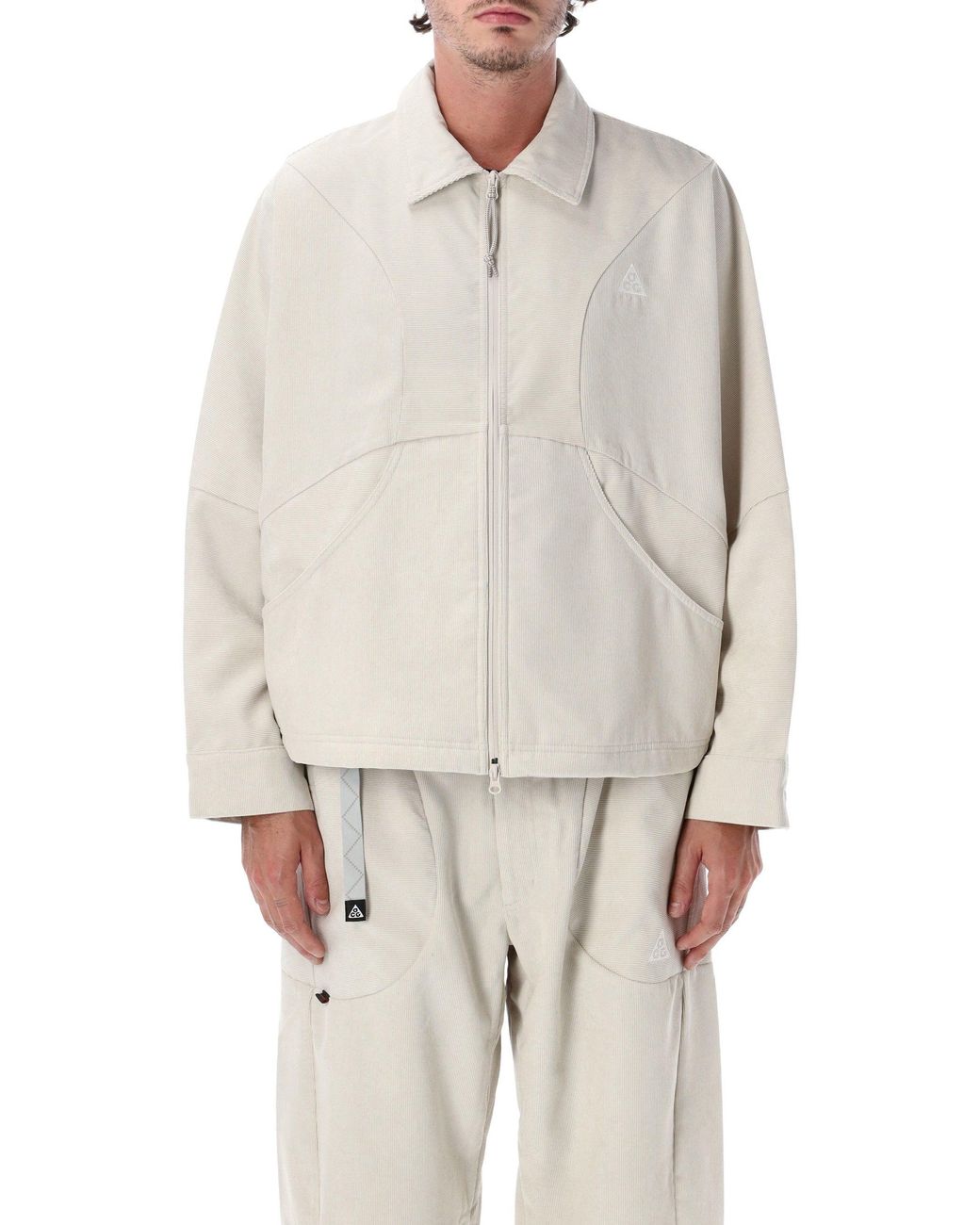 Nike White Zip-Up Jacket for men