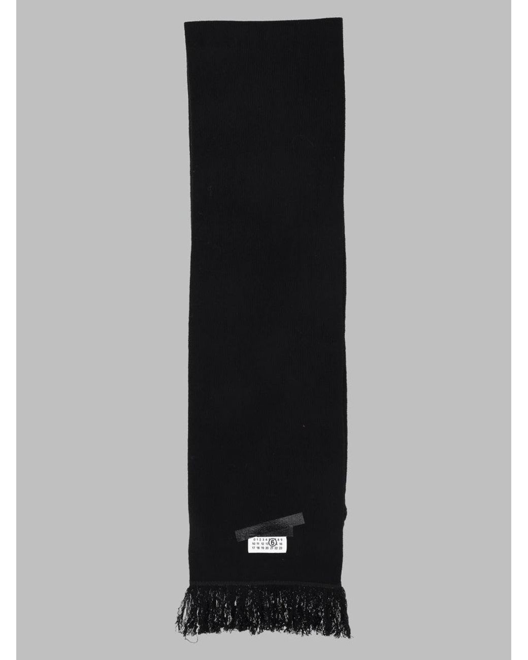 MM6 by Maison Margiela Black Sciarpa