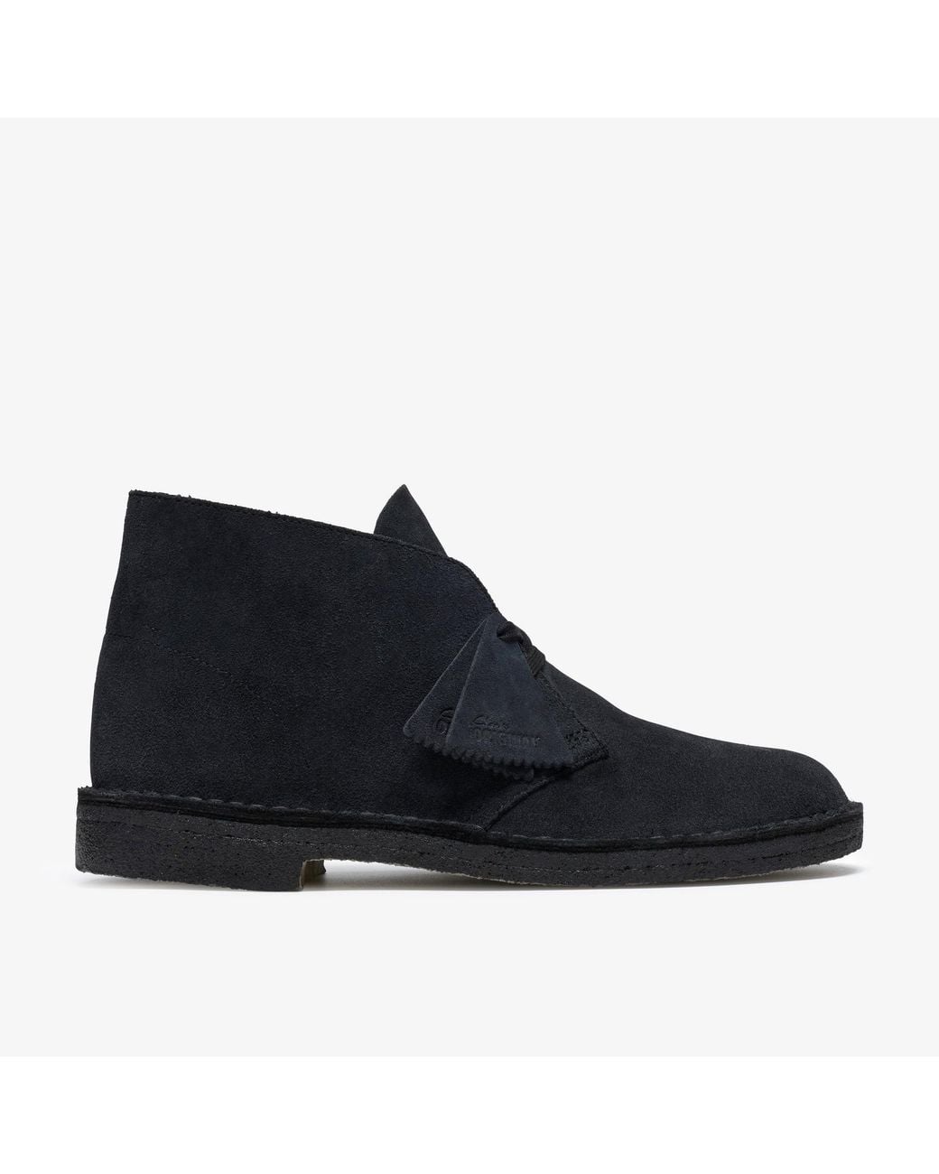 Clarks Blue Desert Boot Mini Suede Ankle Boot