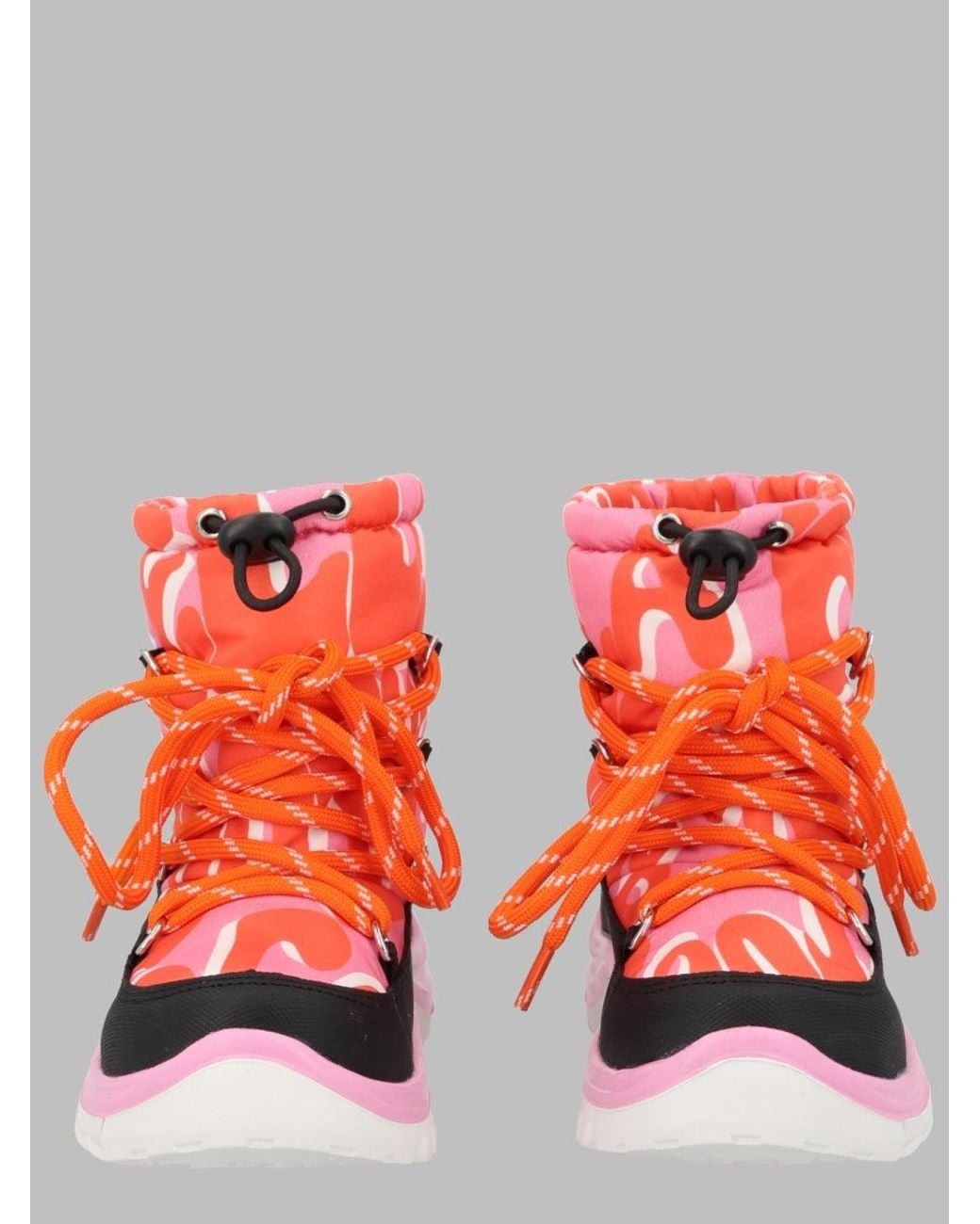 Stella McCartney Red Ski Boots Polyester