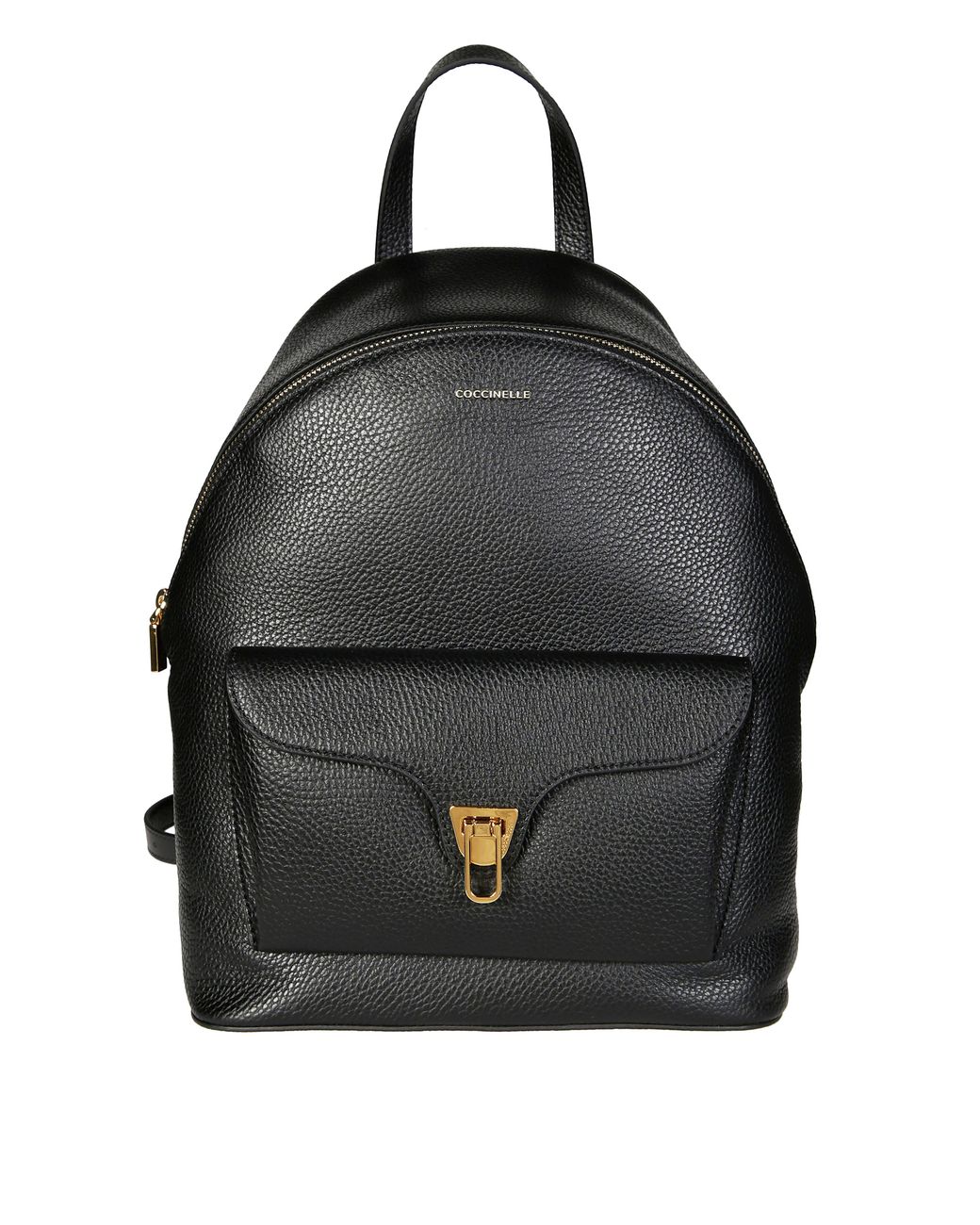 Mini Zip Coccinelle Mini Zip Backpack With External Pocket in Black | Lyst