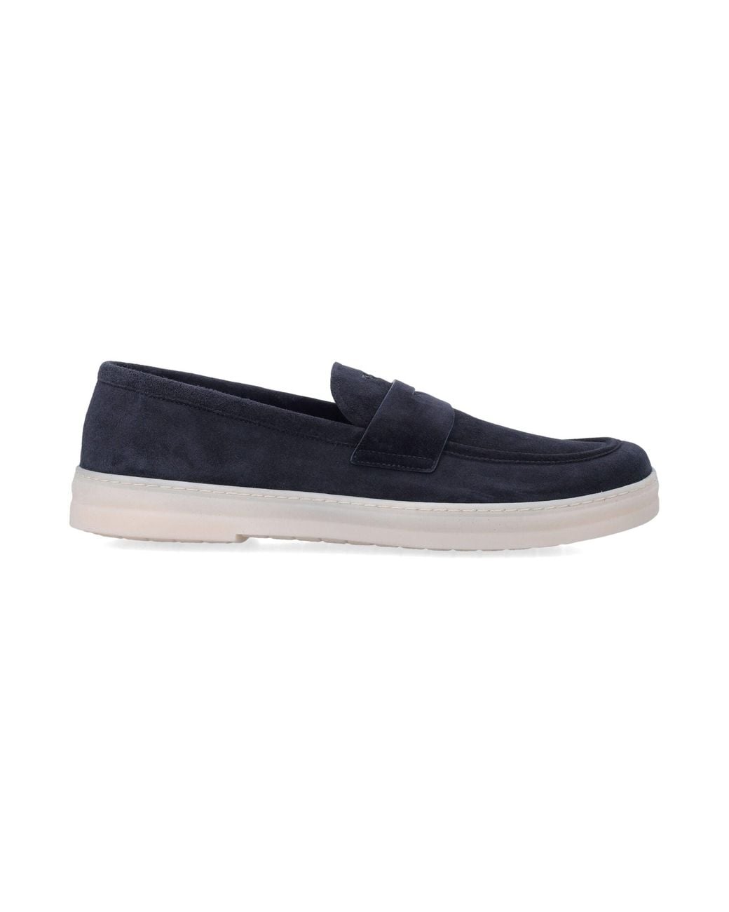 Prada Blue Strap Loafers for men