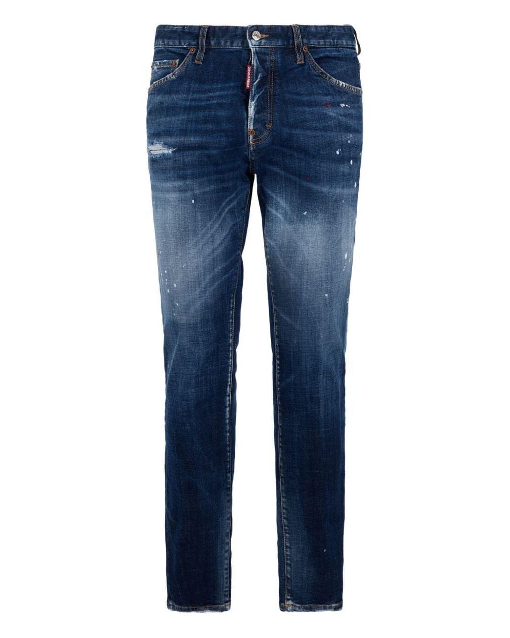 DSquared² Blue Distressed Jeans for men