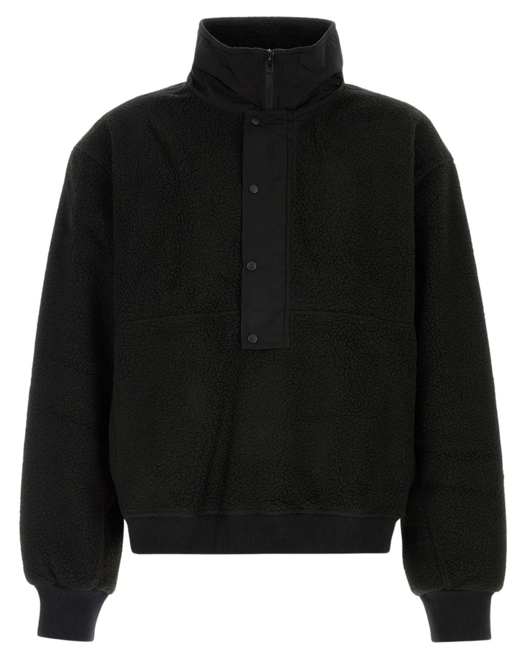 Entire studios Black 100% Polyester Sweater Sweatshirt for men
