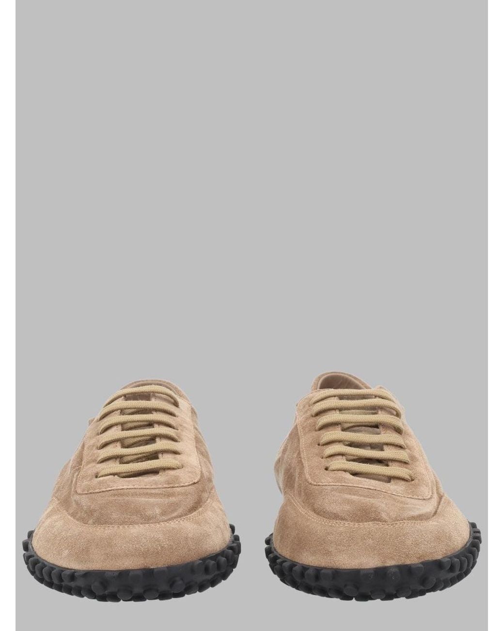 Common Projects Natural Minimal Runner Mini Suede Sneakers for men