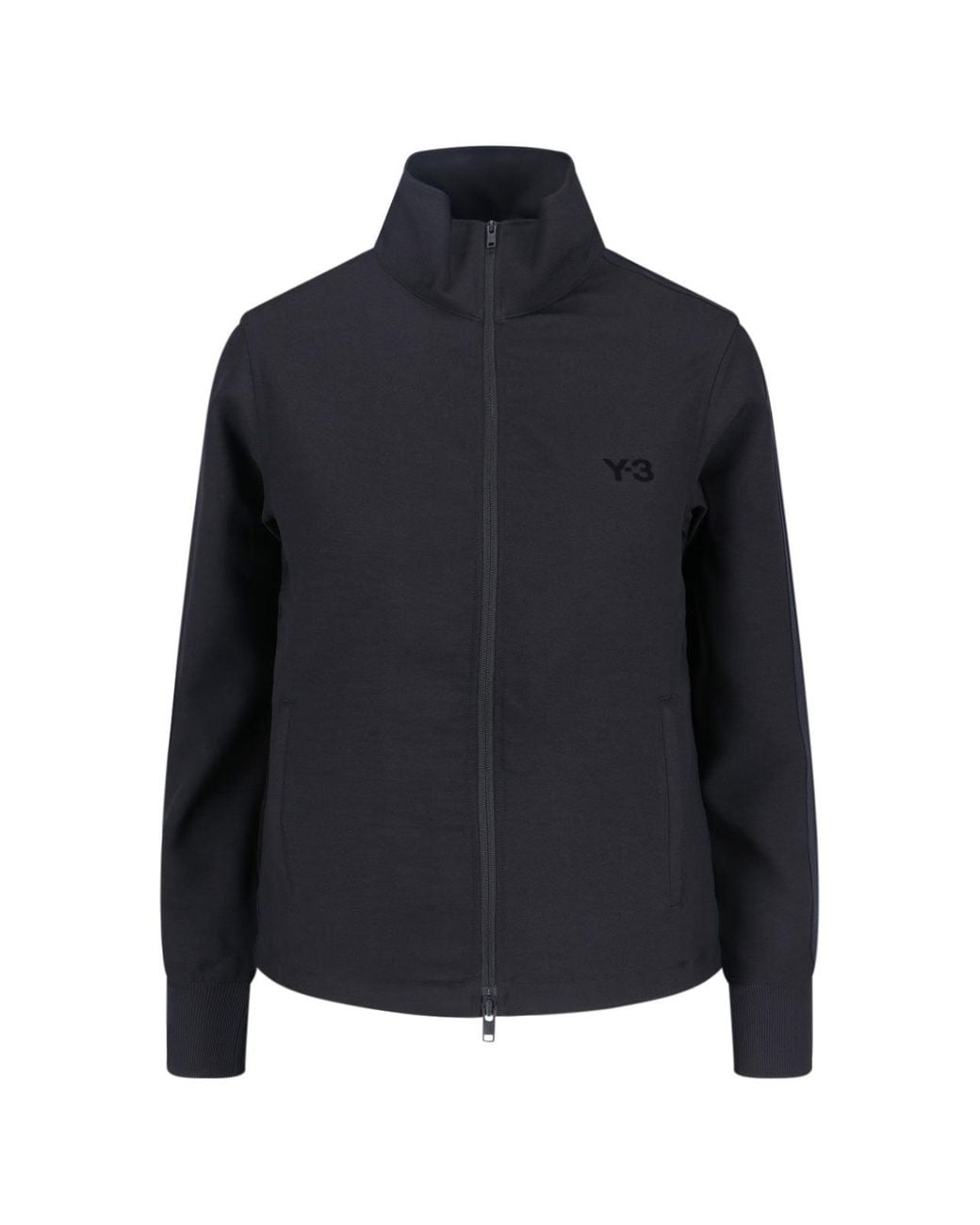 Y-3 Blue Zip-Front Track Jacket