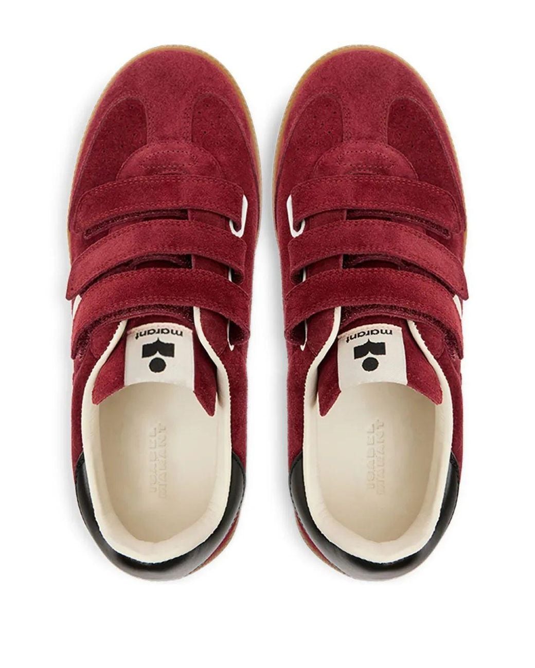 Isabel Marant Red Stylish Two-Strap Baskets For