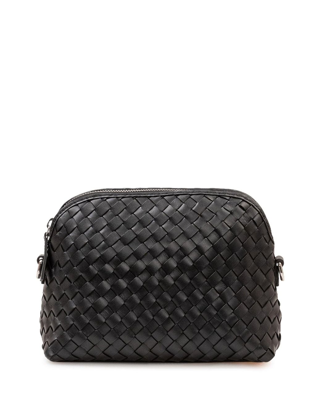 Dragon Diffusion Black Mini Intrecciata Clutch