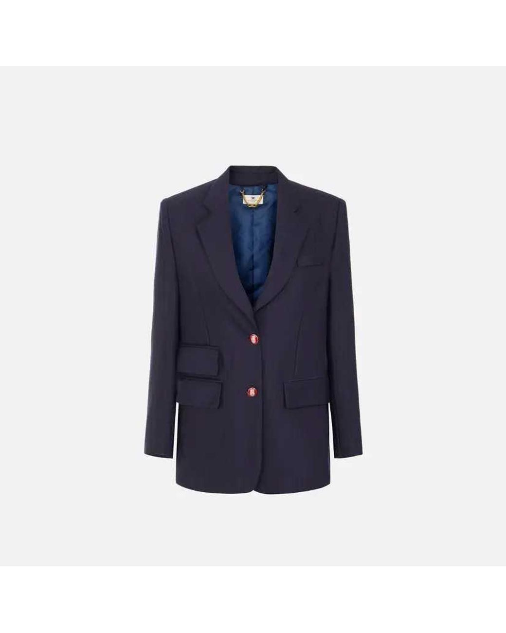 Elisabetta Franchi Blue Chic Jacket