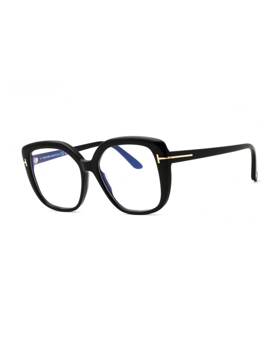 Tom Ford Black Ft6043-B Oversized Eyeglasses