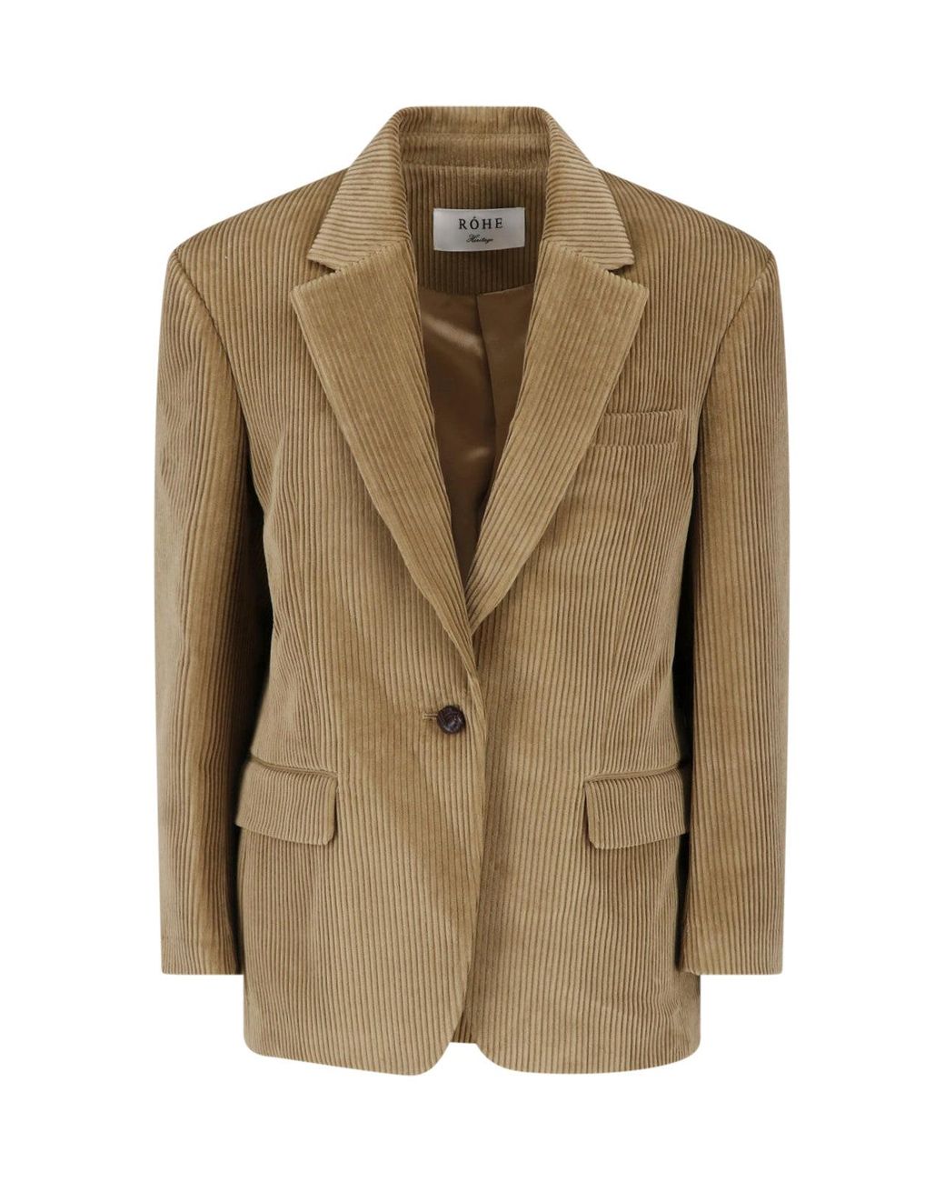 Rohe Natural Corduroy Blazer Jacket