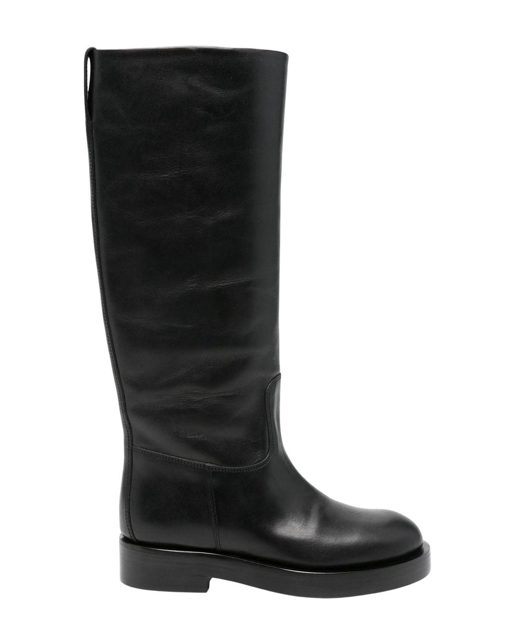Paris Texas Black Flat Nappa Boots