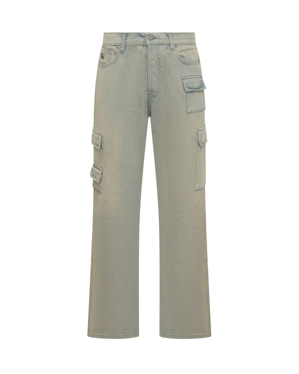 Ambush Gray Mini Cargo Jeans