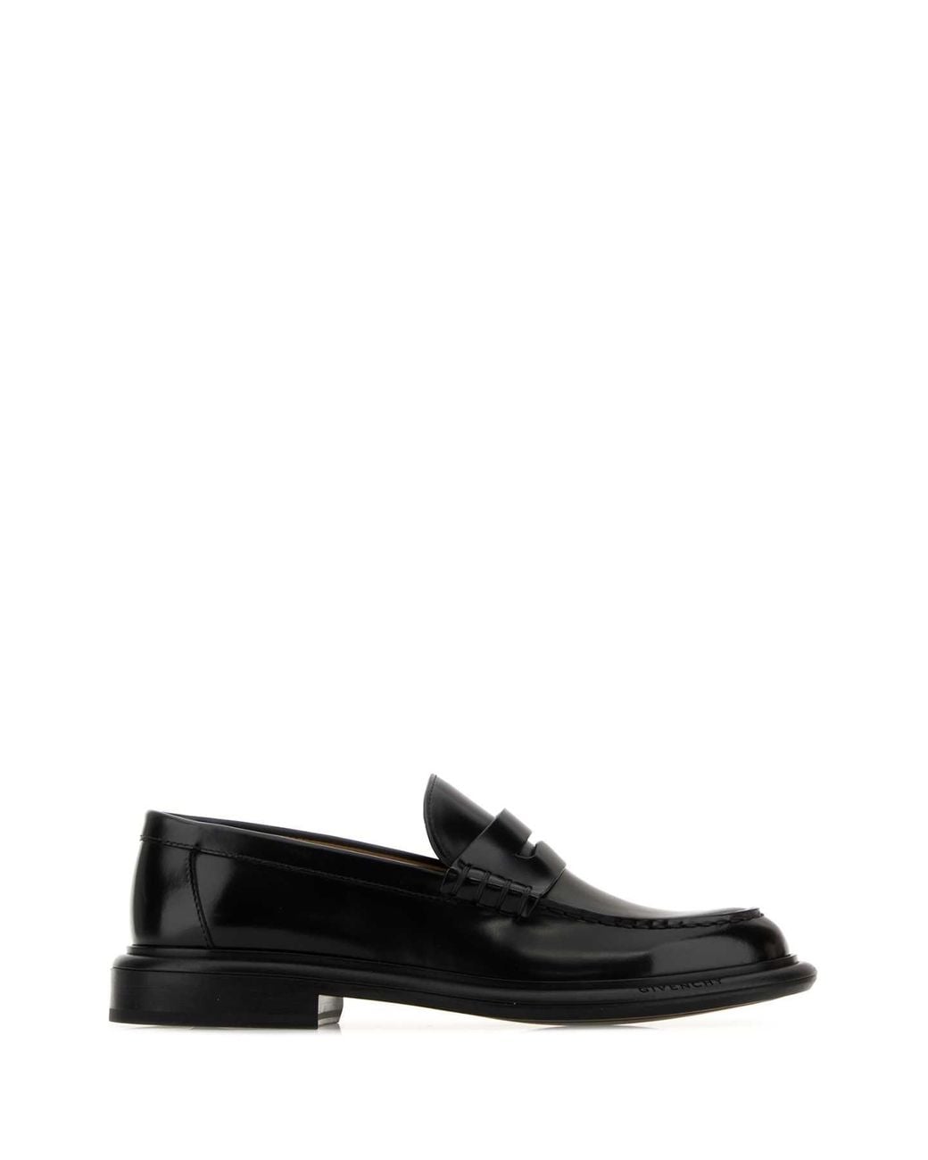 Givenchy Black Leather Loafers