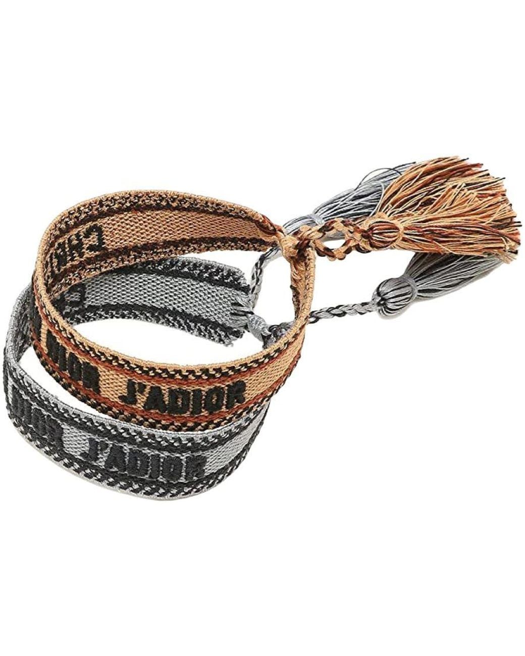 Dior Black Ss21 Bracelet