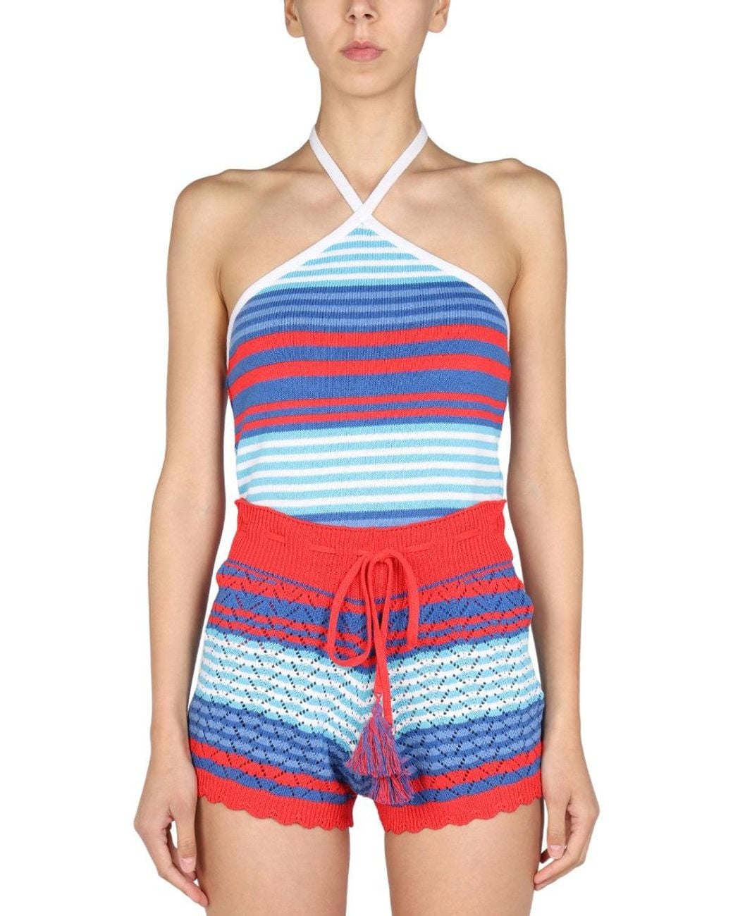 Gallo Multicolor Striped Pattern Top