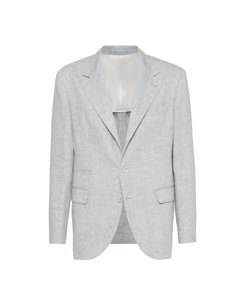 Brunello Cucinelli Gray Linen Blazer