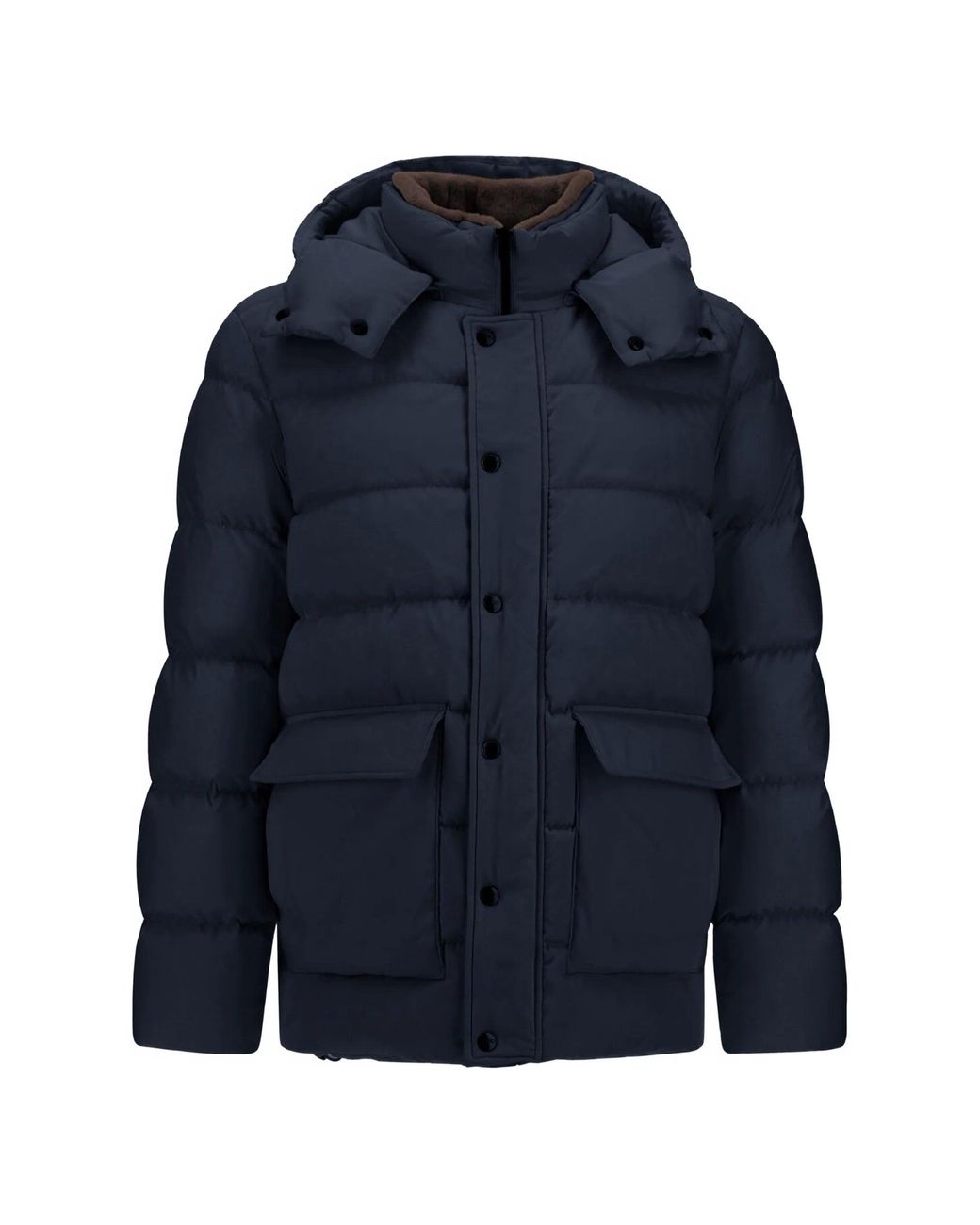 Herno Blue Lightweight Puffer Jacket for men