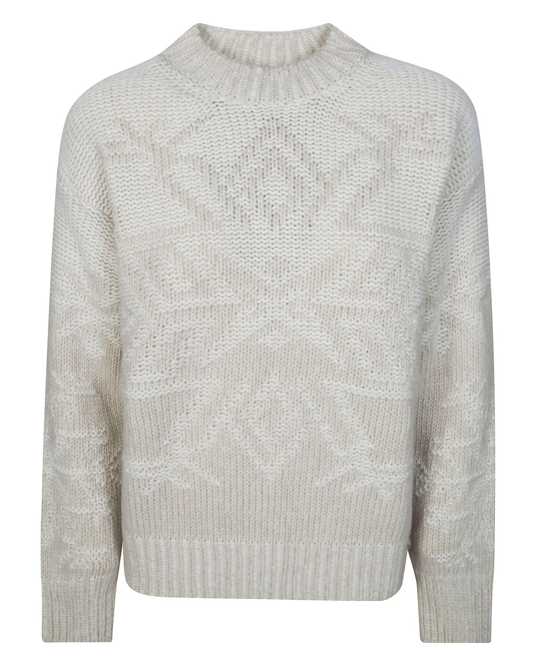 Herno Gray Knit Sweater