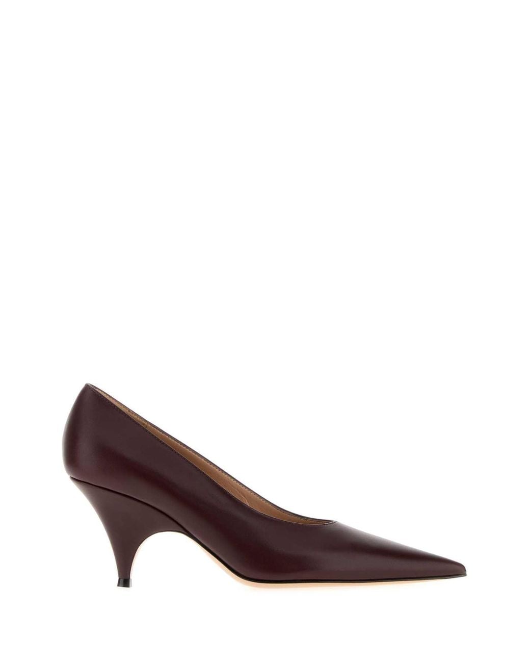 Gianvito Rossi Brown Leather Sofia Pumps