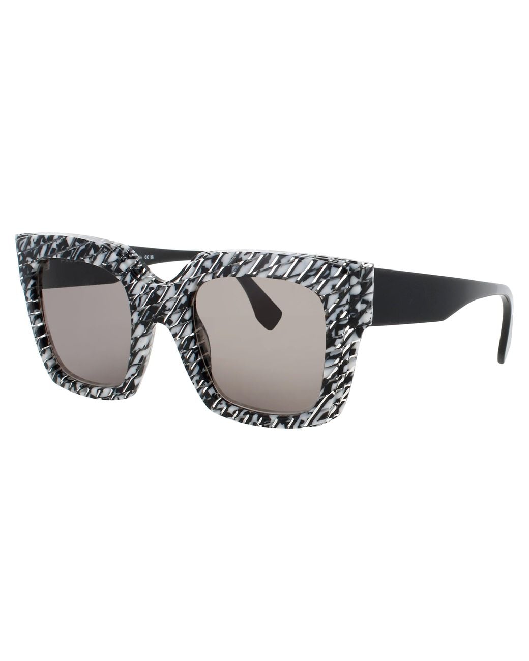 Face A Face Black Oversized Square Acetate Sunglasses