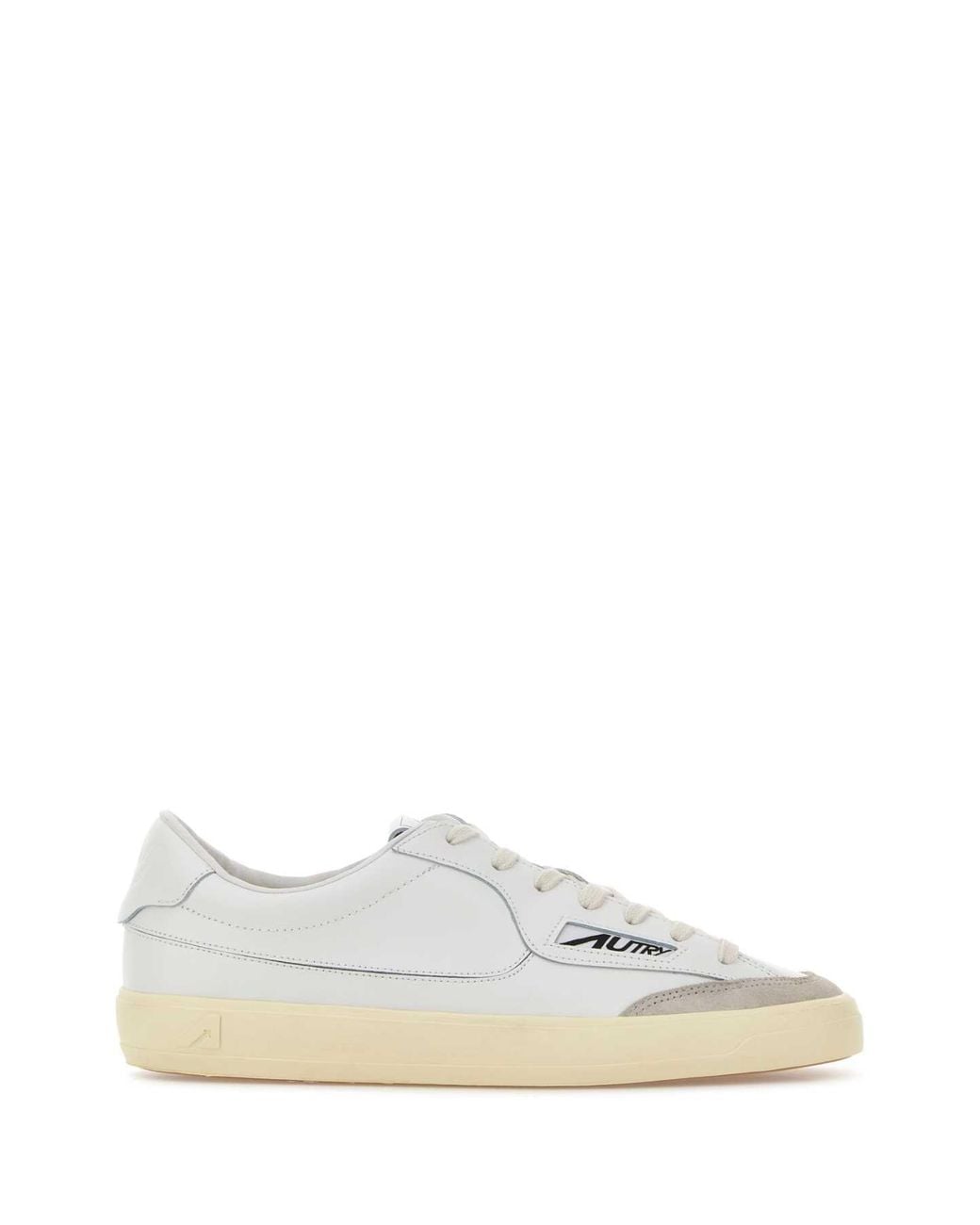 Autry White Windscape Leather Sneaker for men
