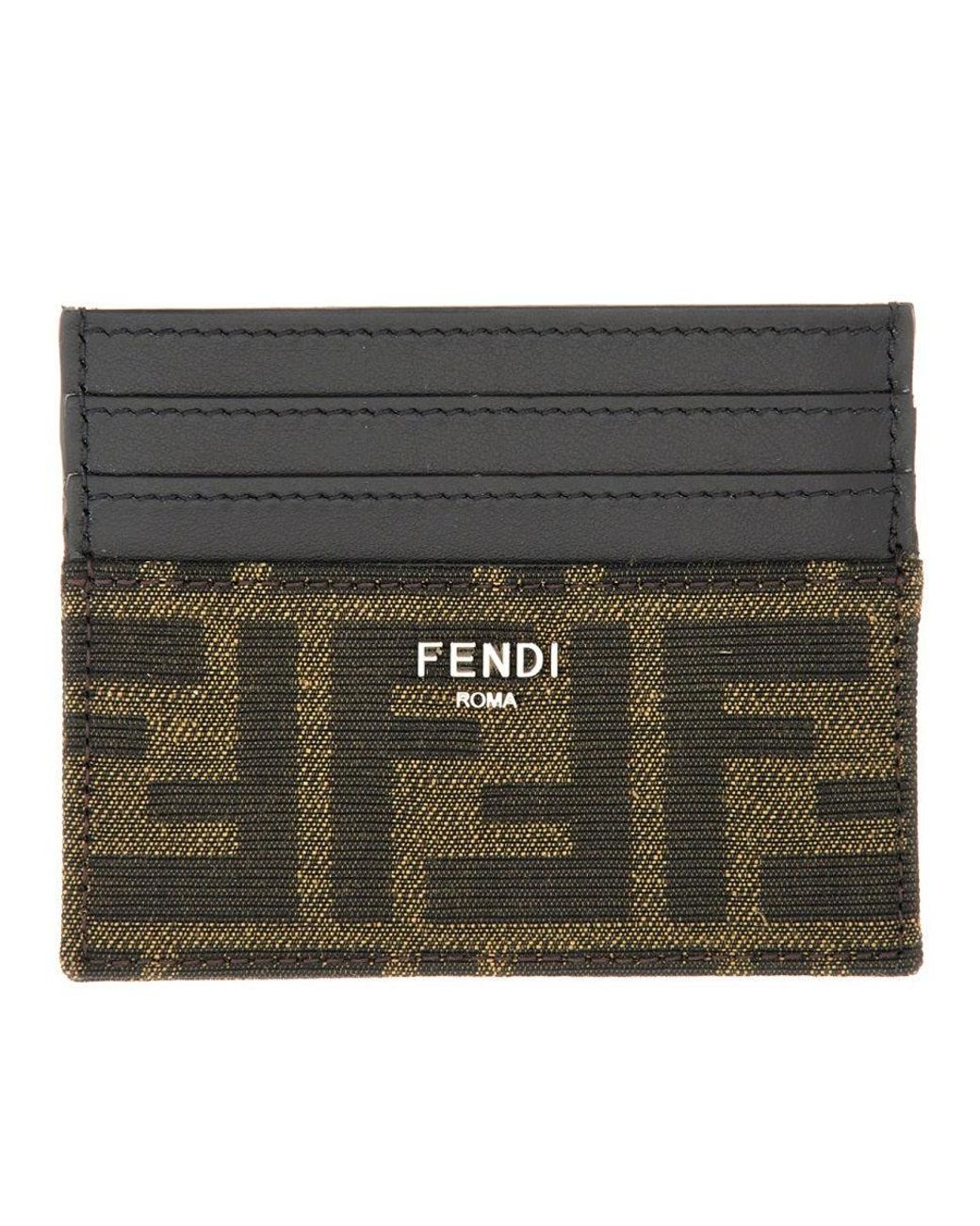 Fendi Black Porta Carte for men