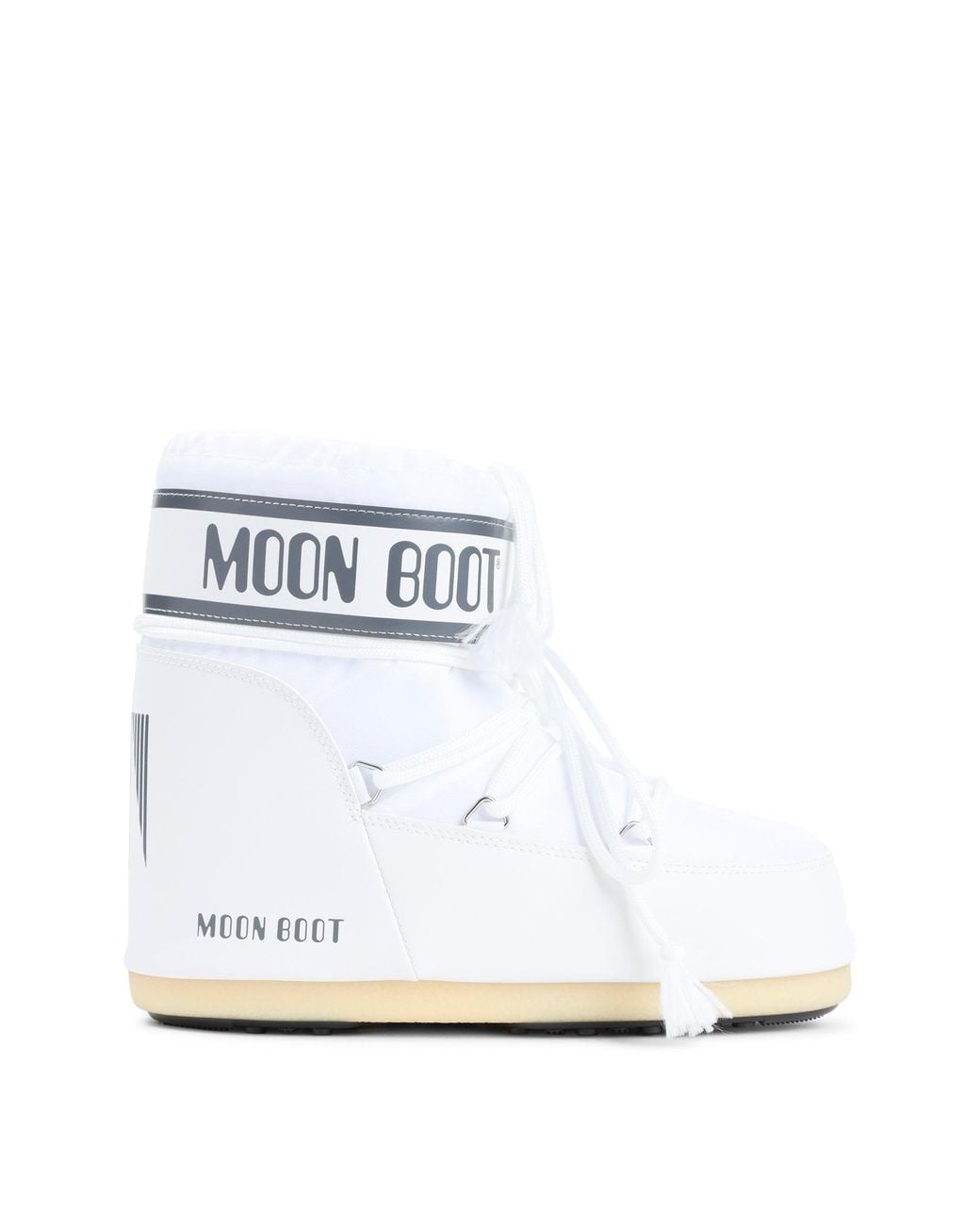 Moon Boot Icon Low Mini Nylon Boot For in White | Lyst