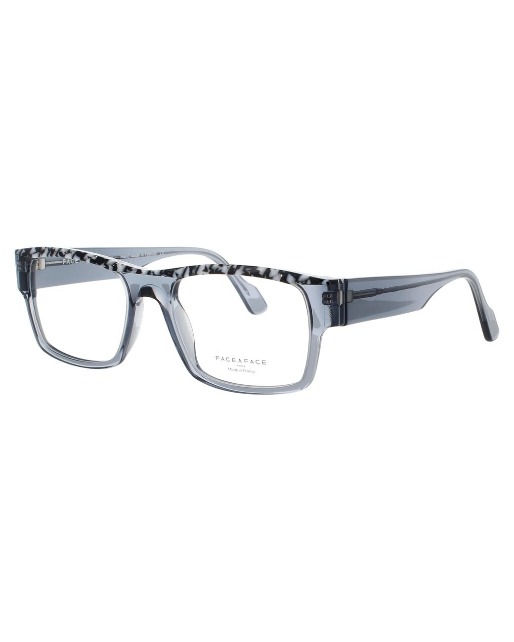 Face A Face Black Rectangular Eyeglasses 54Mm