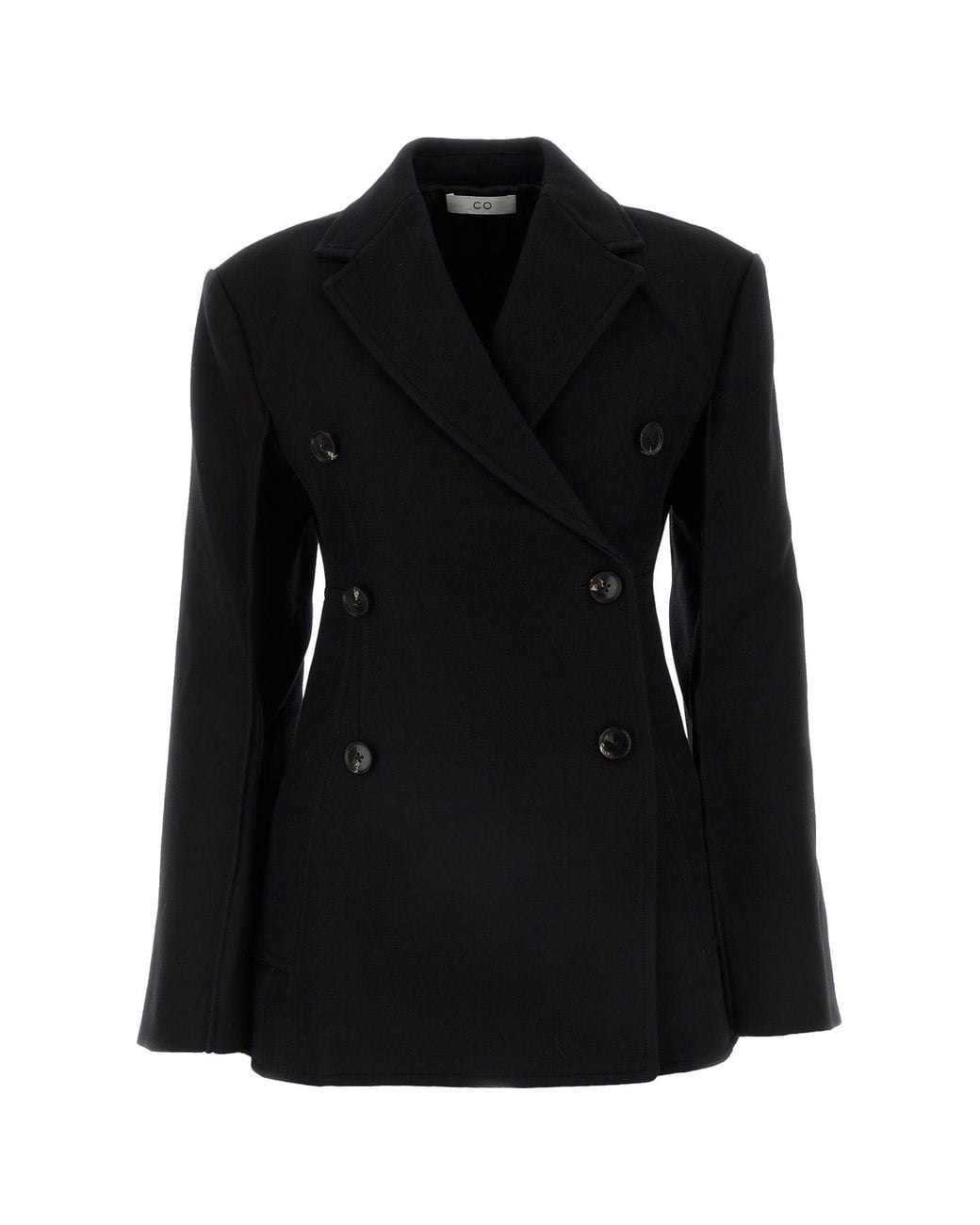 Co. Black Double-Breasted Tailored Blazer