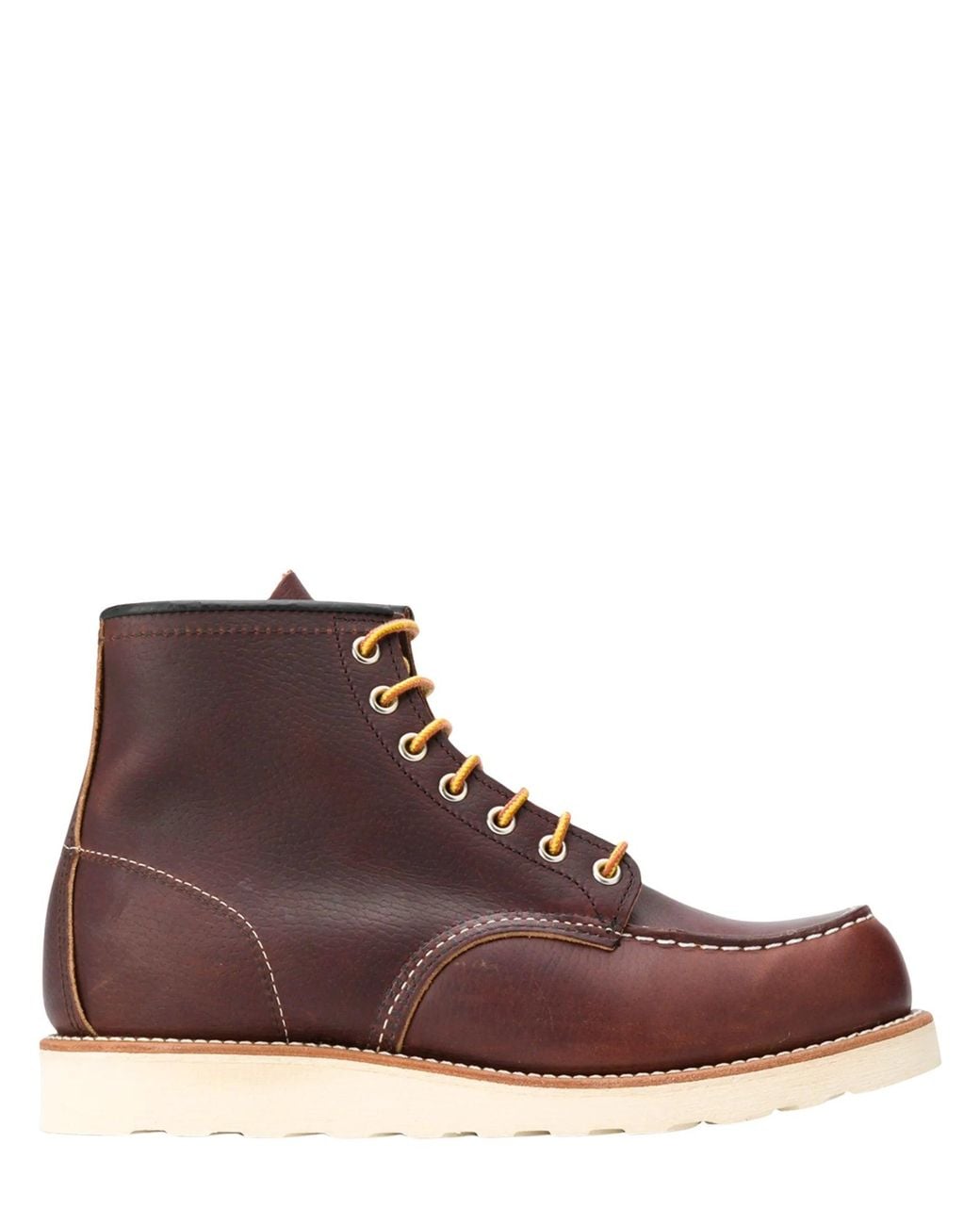 Red Wing Brown Moc Toe Work Boot for men