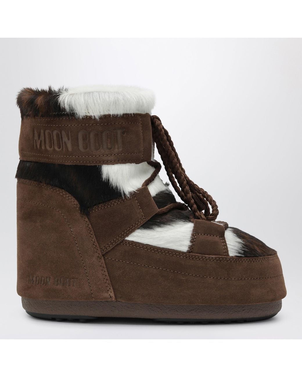 Moon Boot Icon Low Archive 1985 Pony Hair Mini Boots in Brown | Lyst