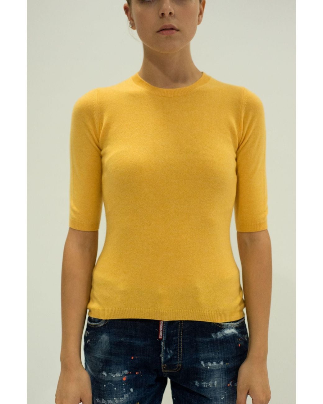 LA ROSE Yellow Pullover