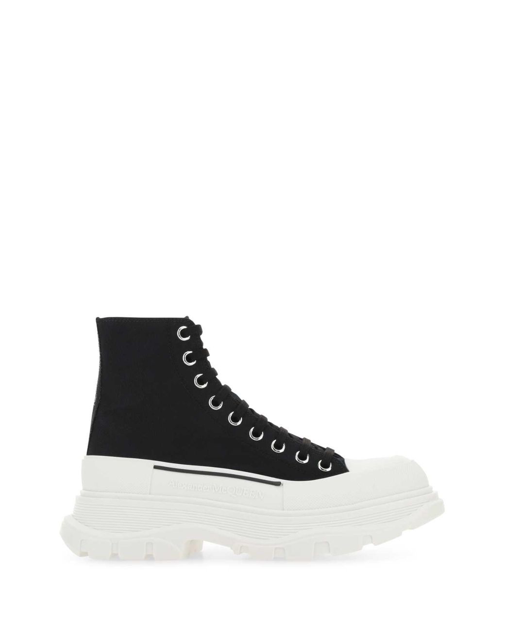 McQueen Black Tread Slick Boot