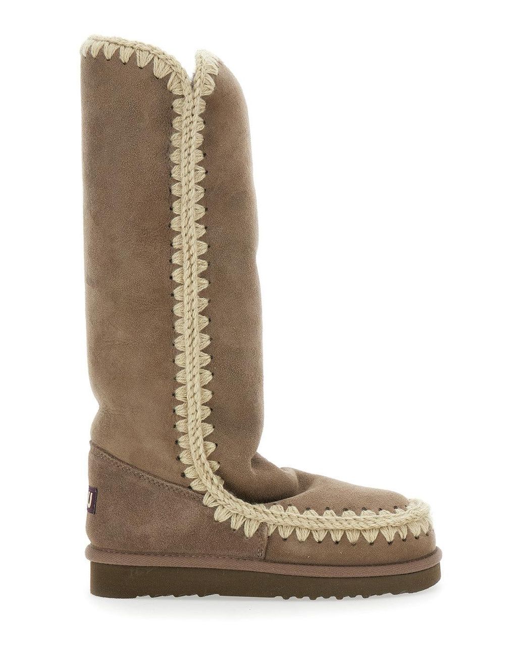 Mou Natural Boots 'Eskimo' Leather