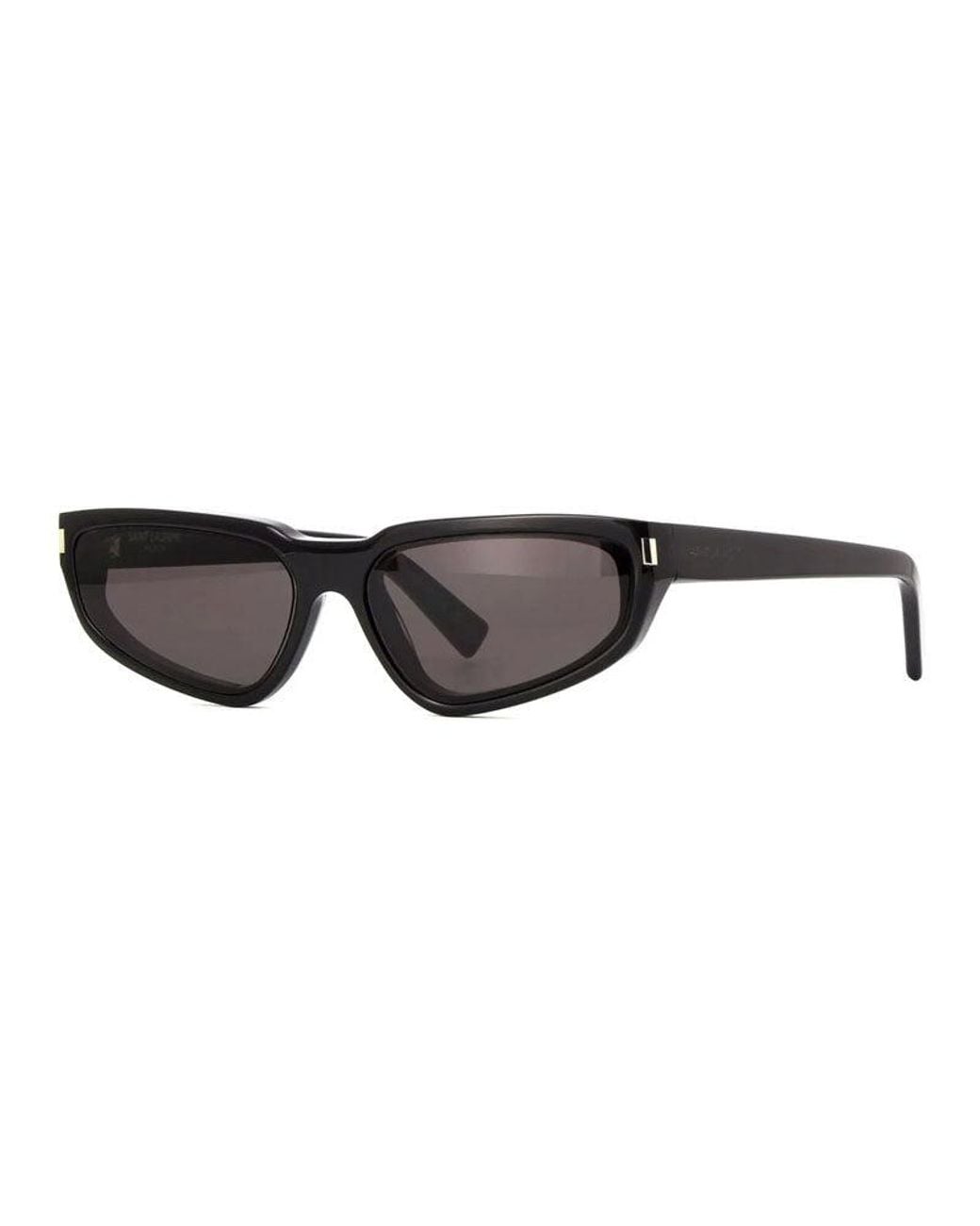 Saint Laurent Black Mini Square Sunglasses