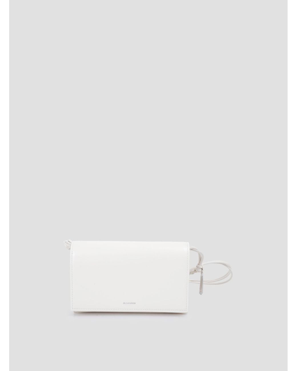 Jil Sander White Tangle Mini Wallet