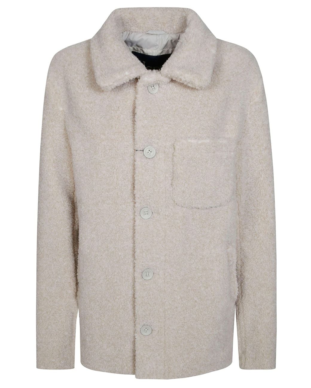 Herno White Technical Jacket Shirt For for men