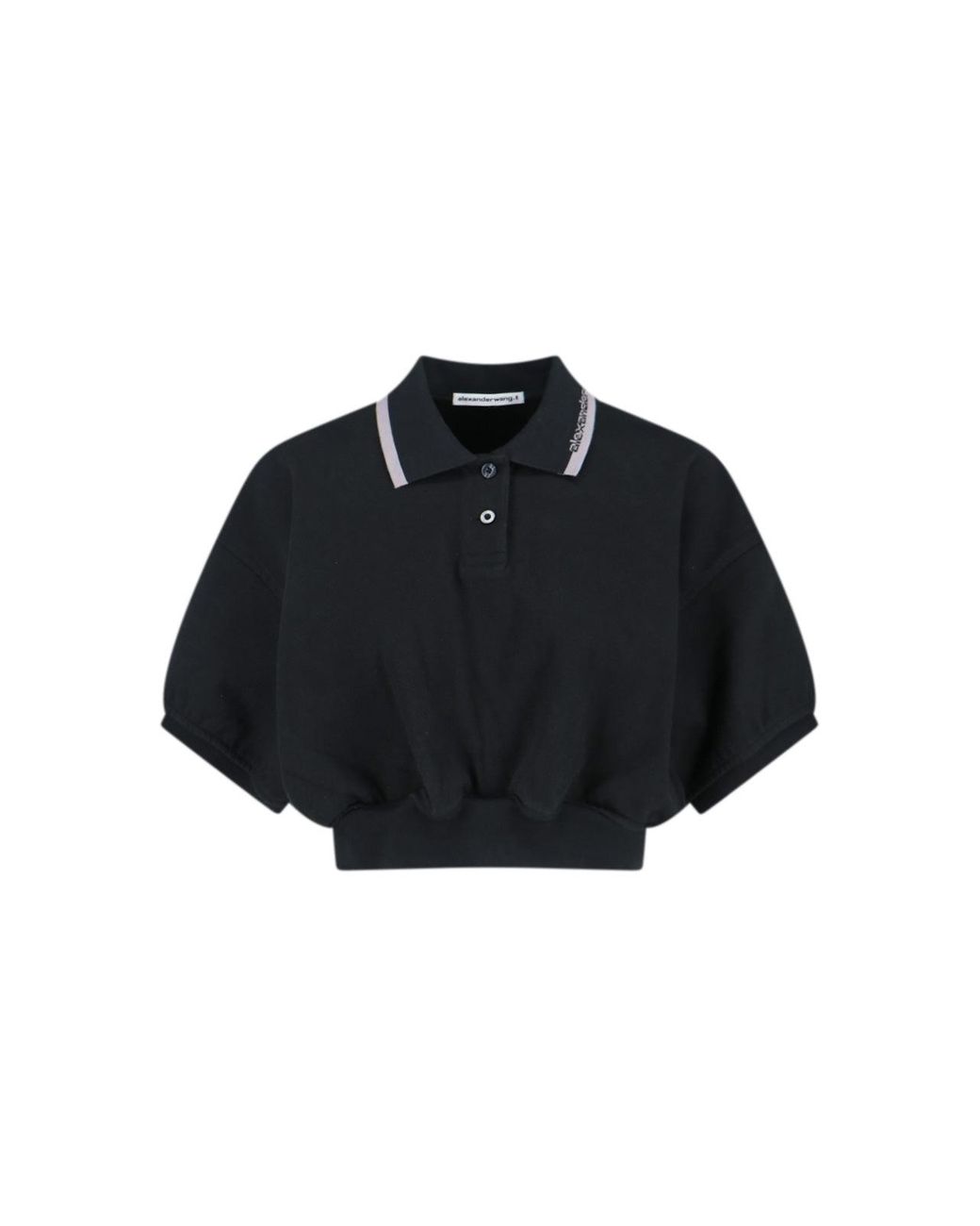 Alexander Wang Black Logo Polo