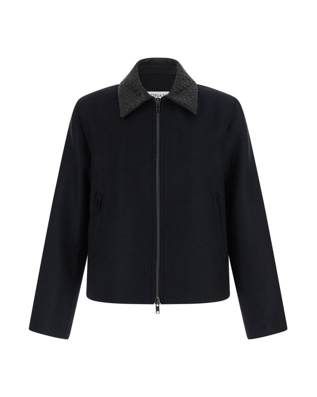 Bottega Veneta Blue Split Wool Felt Jacket for men