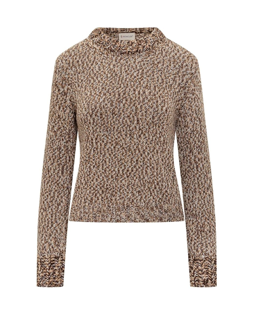 Moncler Brown Luxurious Wool Pullover