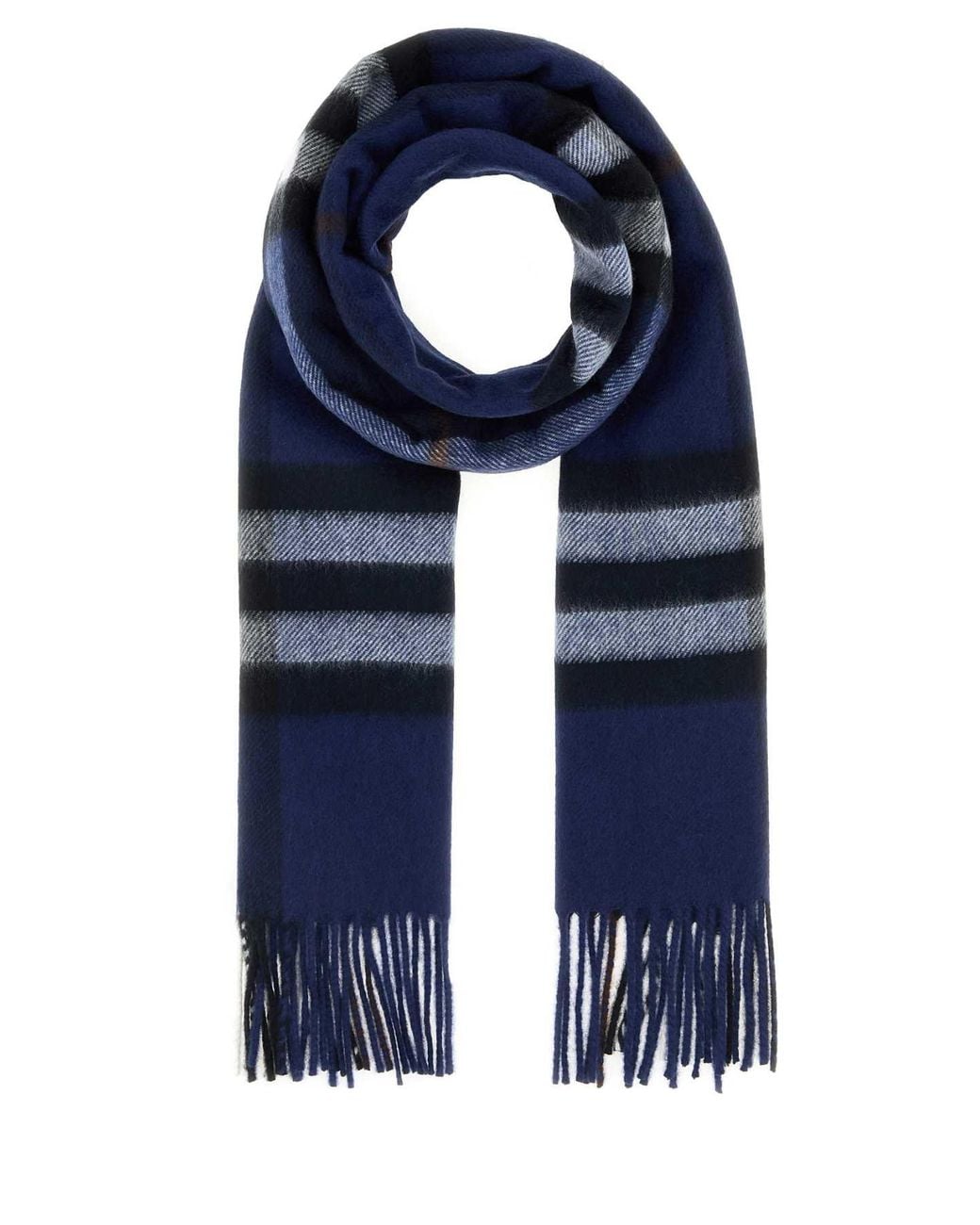 Burberry Blue Check Scarf