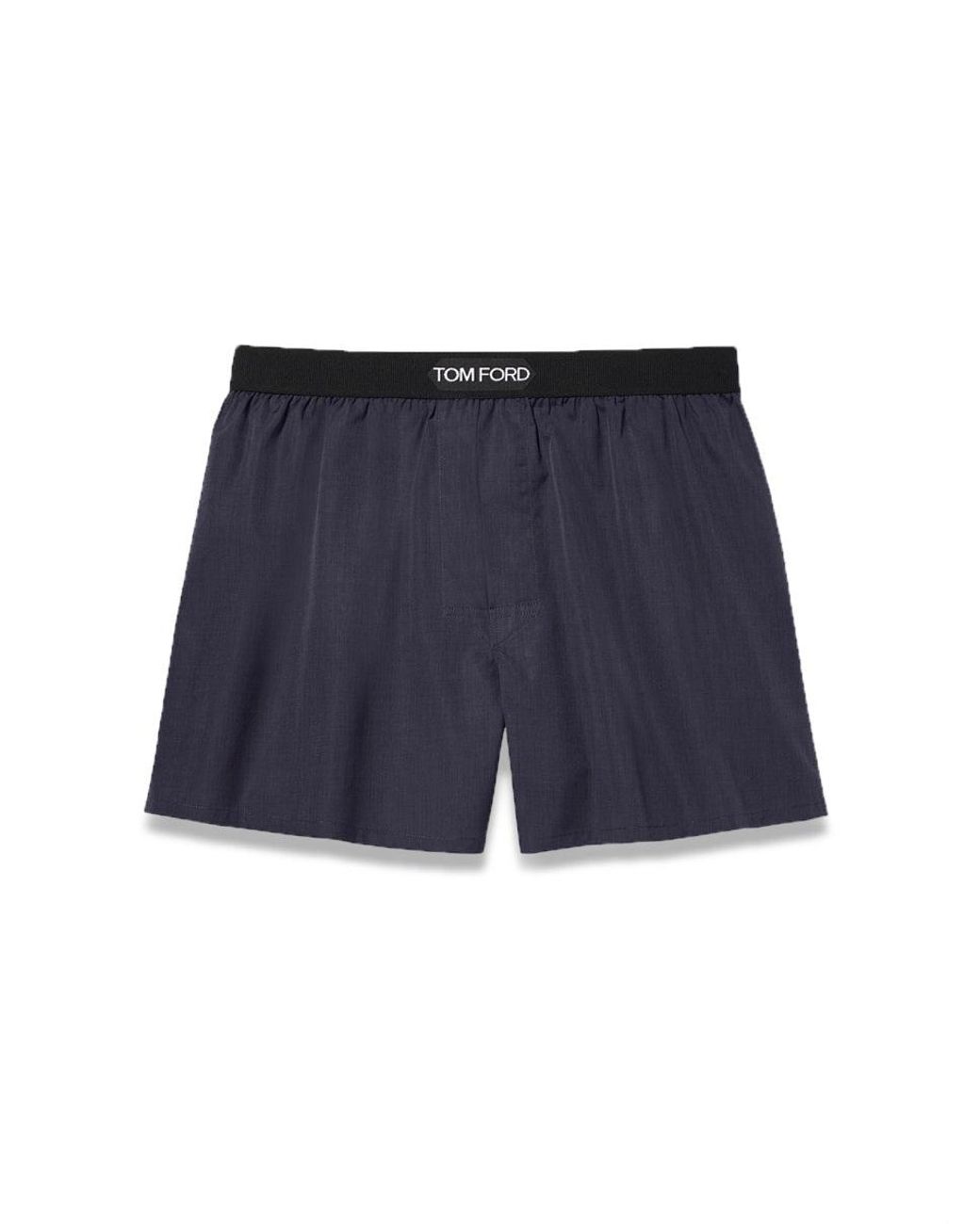 Tom Ford Blue Short With Logo for men