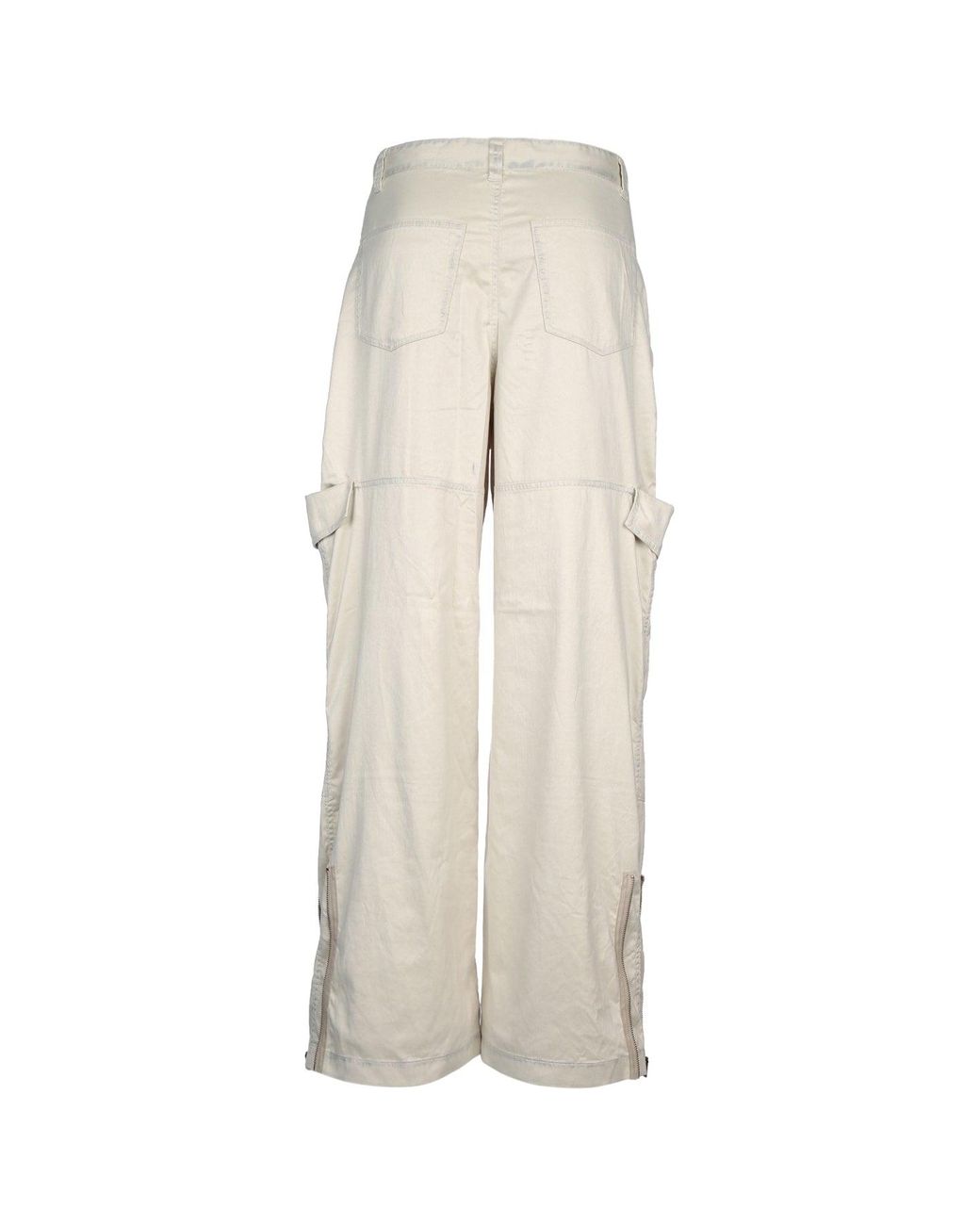 Acne White Pantalone for men